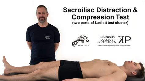 sacral compression and distraction test|positive gaenslen's test.